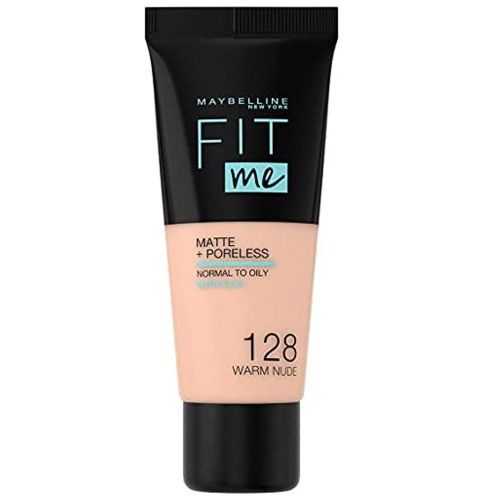 Maybelline New York Fit Me Matte & Pore less Foundation 128 Warm Nude 